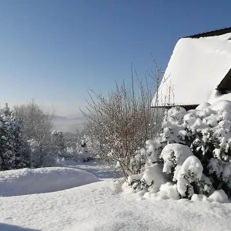 Goralska Ostoja - Tradycyjny, Drewniany Dom Na Kudlaczach, Duzy Ogrod, Piekna Panorama, Sauna, Jacuzzi Pcim